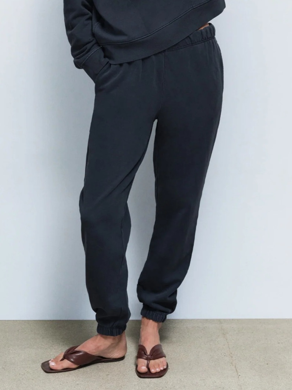 NWT Mate the Label Organic Fleece Relaxed Pocket Sweatpant